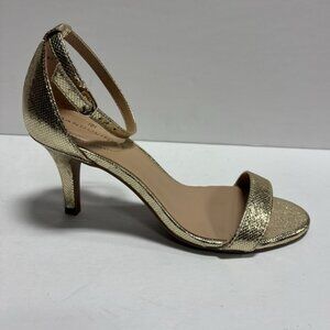Bandolino Women’s Madia Gold Ankle Strap Sandals, Size 6 M